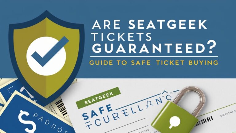 Are SeatGeek Tickets Guaranteed