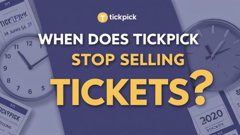 When Does TickPick Stop Selling Tickets